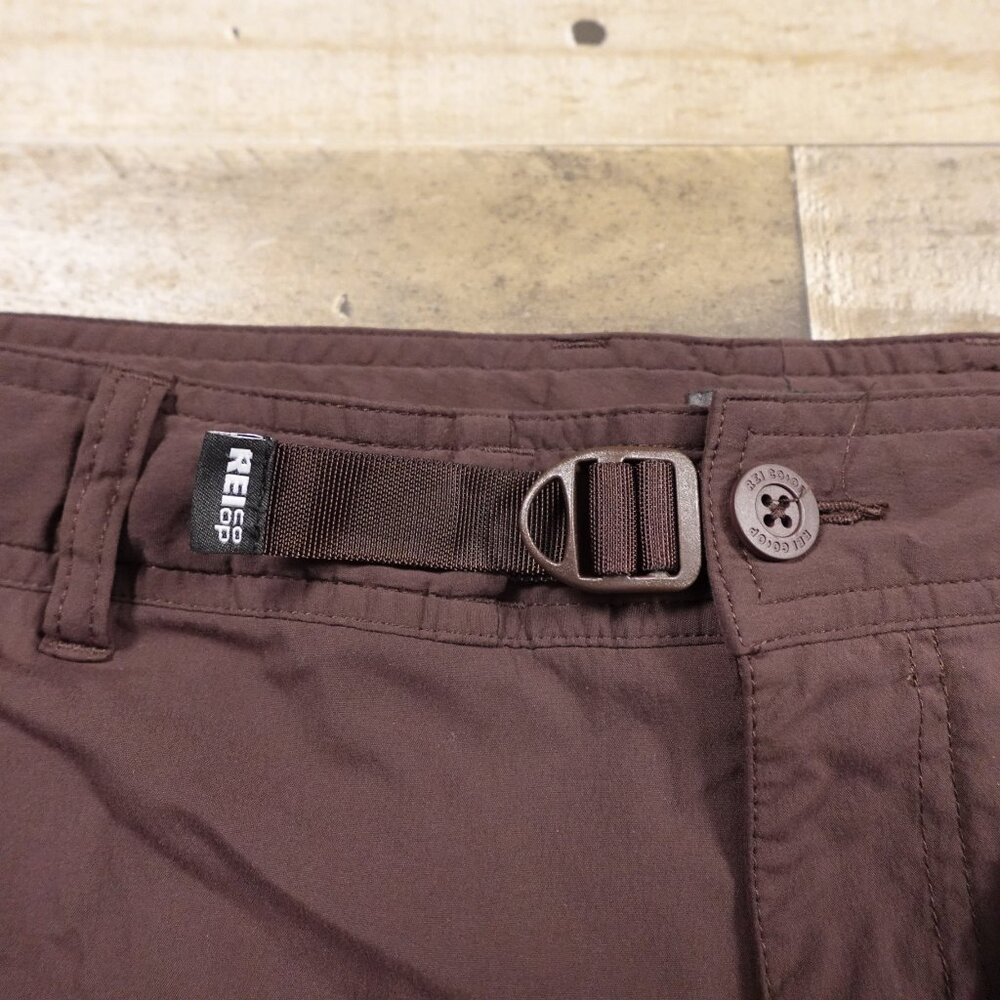 REI CO-OP Sahara Convertible Pants 28" Inseam men's 38x28 dark reddish brown - Picture 4 of 15